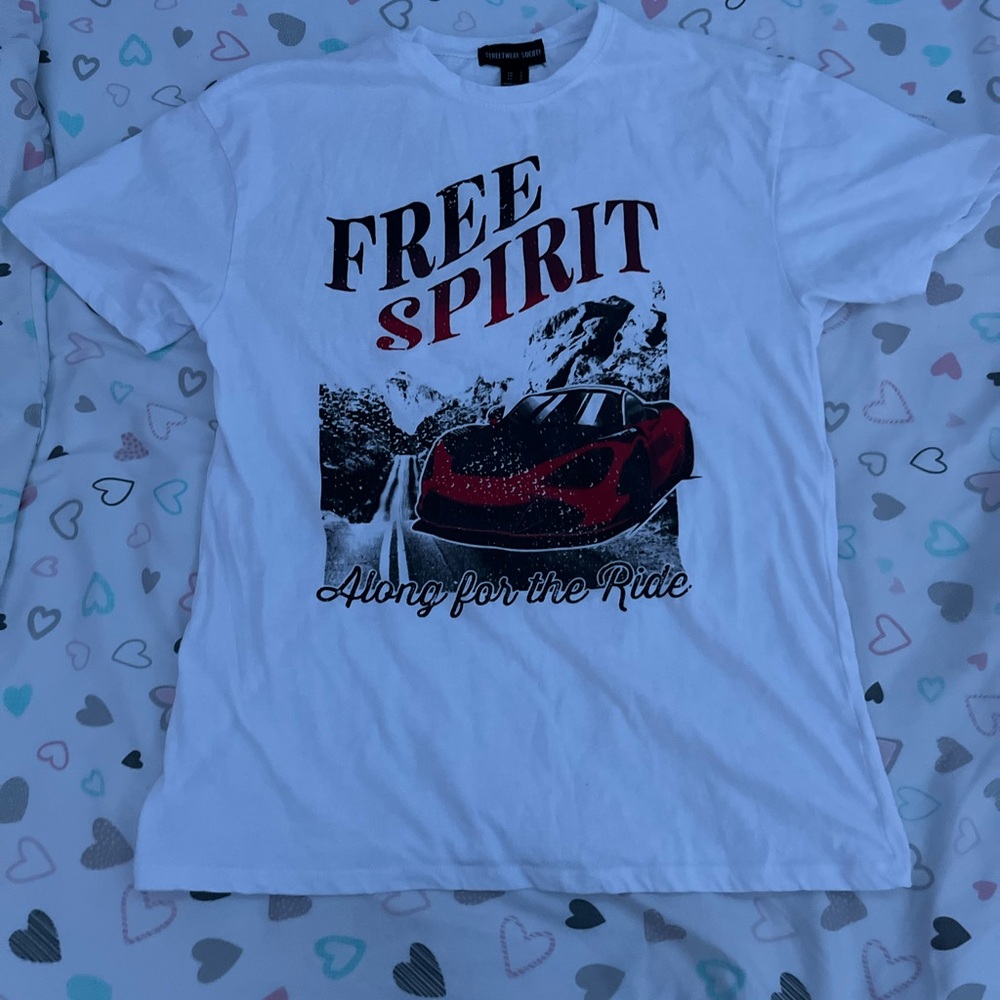 White Graphic T-Shirt